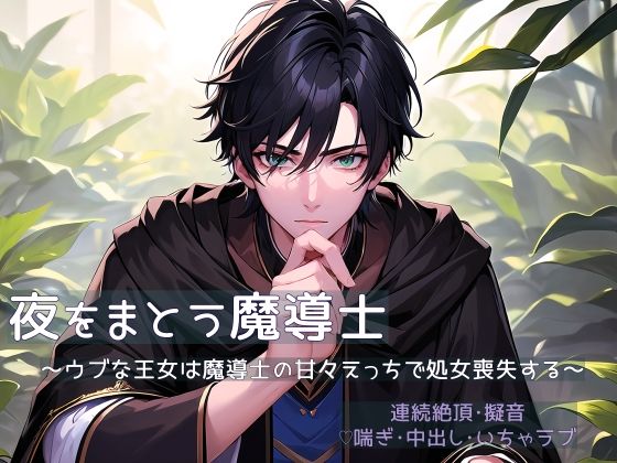 夜をまとう魔導士 〜ウブな王女は魔導士の甘々えっちで処女喪失する〜｜d_608528
