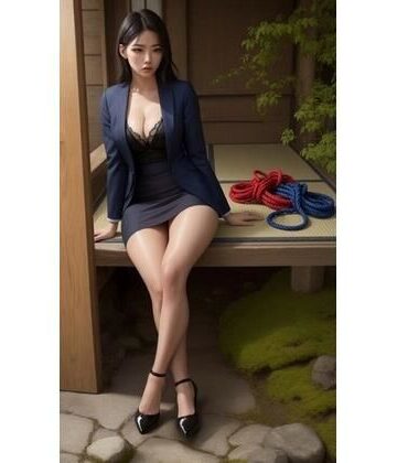 純白のドレスの下の蒼い緊縛〜継承した愛の縄で年下部下が私の全てを満たしていく〜｜d_777414